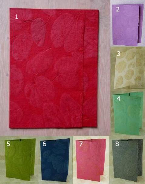 Indipaper - folder  for A4 heart leaf imprint (folder  for A4 heart leaf imprint)